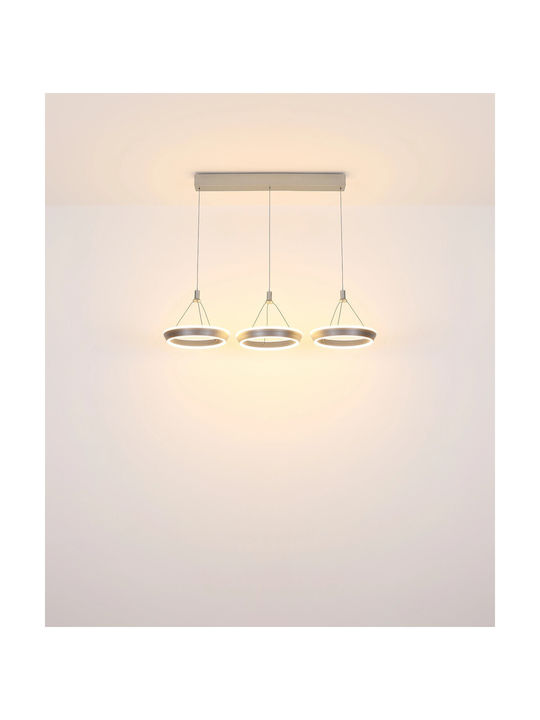 Globo Lighting Κρεμαστό Φωτιστικό Γκρι