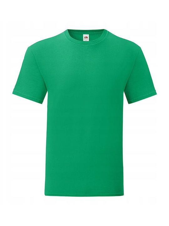 Fruit of the Loom Unisex Short Sleeve Promotional T-Shirt Heather Green