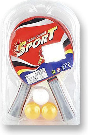 ToyMarkt Ping Pong Racket Set for Beginner Players