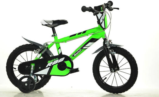 Dino Bikes R88 14" Детски Велосипед BMX Момчета с калипер Зелен