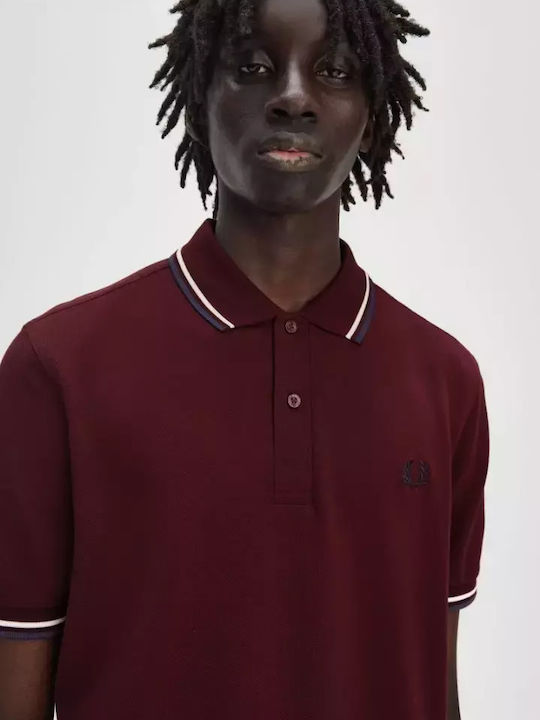 Polo Short Sleeve Red Blouse