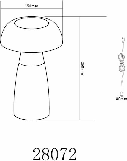 Globo Lighting Διακοσμητικό Φωτιστικό LED Θερμό Λευκό 2700K
