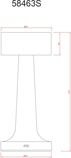 Globo Lighting Διακοσμητικό Φωτιστικό LED Θερμό Λευκό 2700K