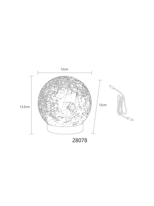 Globo Lighting Decorative Lamp Silver