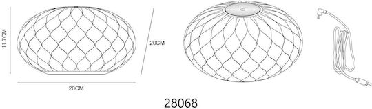 Globo Lighting Διακοσμητικό Φωτιστικό LED Θερμό Λευκό