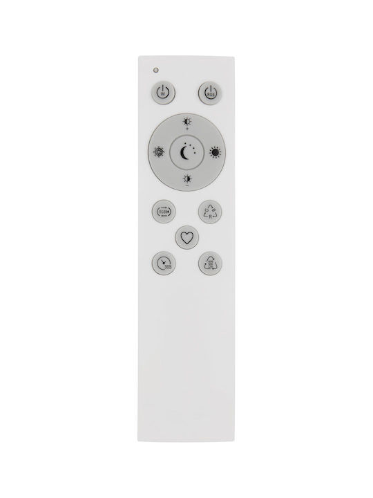 Globo Lighting Sapana Πλαφονιέρα Οροφής Λευκή