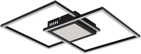 Globo Lighting Πλαφονιέρα Οροφής Μαύρη