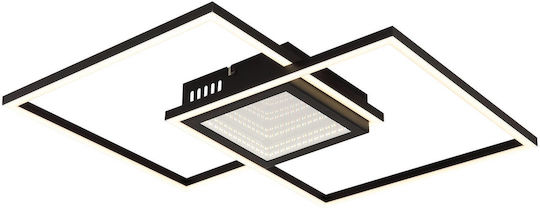 Globo Lighting Πλαφονιέρα Οροφής Μαύρη