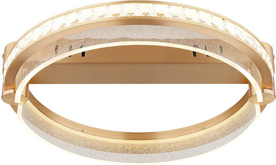 Globo Lighting Πλαφονιέρα Οροφής 40εκ. Διάφανη