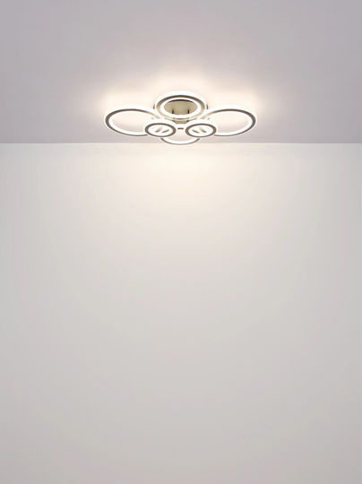Globo Lighting Πλαφονιέρα Οροφής 78εκ. Γκρι