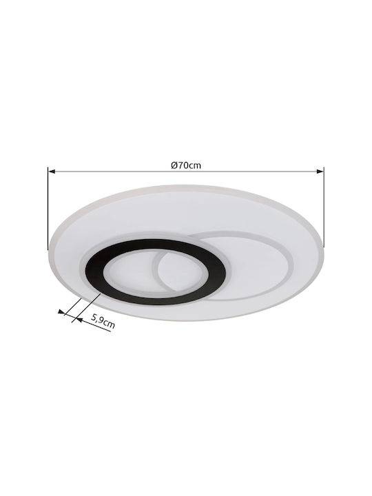 Globo Lighting Πλαφονιέρα Οροφής Λευκή