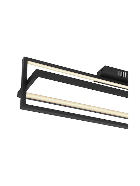 Globo Lighting Πλαφονιέρα Οροφής Μαύρη