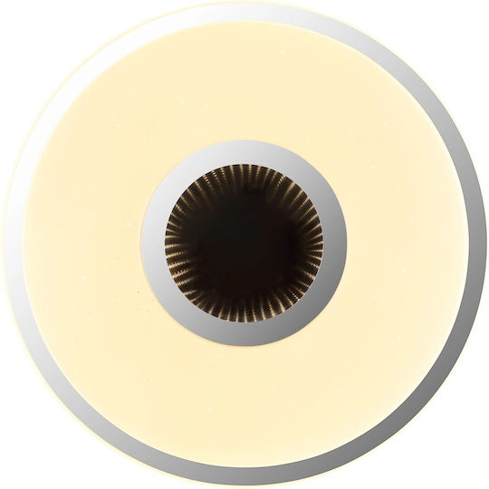 Globo Lighting Πλαφονιέρα Οροφής Λευκή με Ενσωματωμένο LED