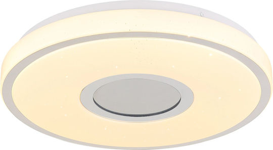 Globo Lighting Πλαφονιέρα Οροφής Λευκή με Ενσωματωμένο LED