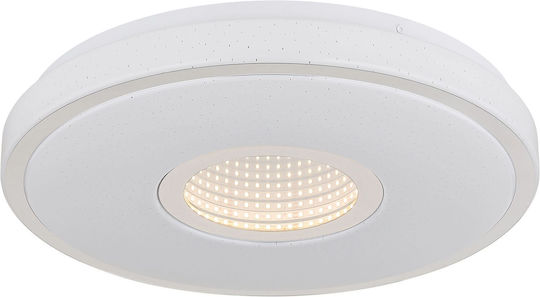 Globo Lighting Πλαφονιέρα Οροφής Λευκή με Ενσωματωμένο LED