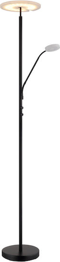 Globo Lighting LED Floor Lamp with Warm White Light Black