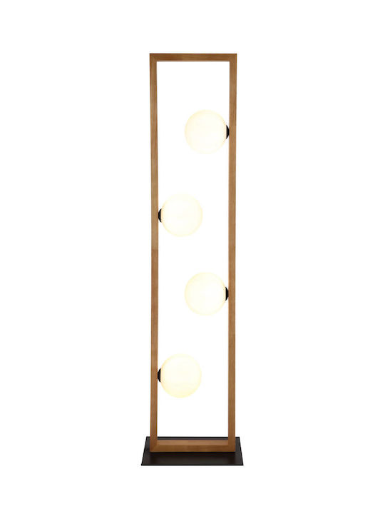 Globo Lighting Floor Lamp Brown