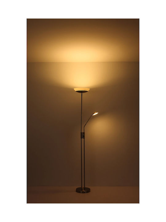 Globo Lighting Floor Lamp Silver