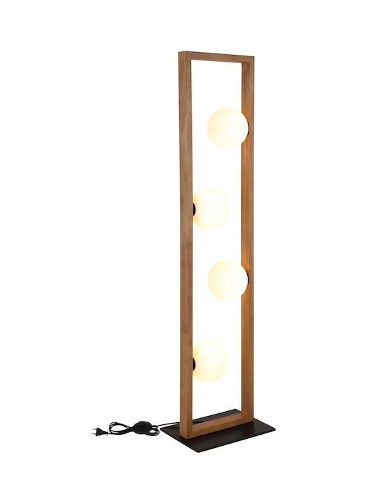 Globo Lighting Floor Lamp Brown