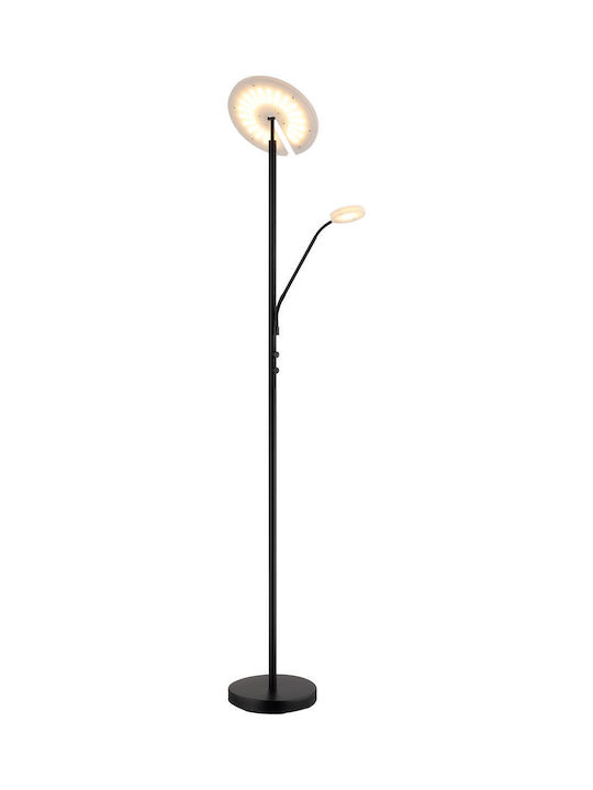 Globo Lighting LED Stehleuchte mit Warmweißem Licht Schwarz