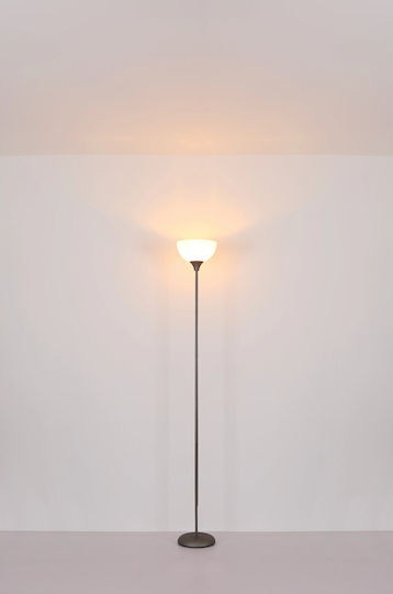 Globo Lighting Floor Lamp H178.5xL25cm with Lamp Bulb Base E27 Black