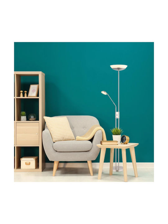 Globo Lighting Floor Lamp Silver