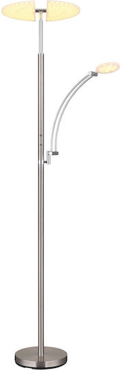 Globo Lighting Floor Lamp Silver