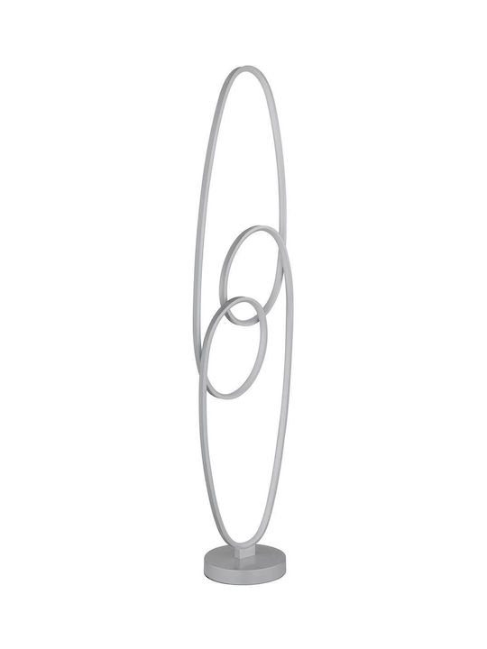 Globo Lighting LED Подова Лампа Сребрист