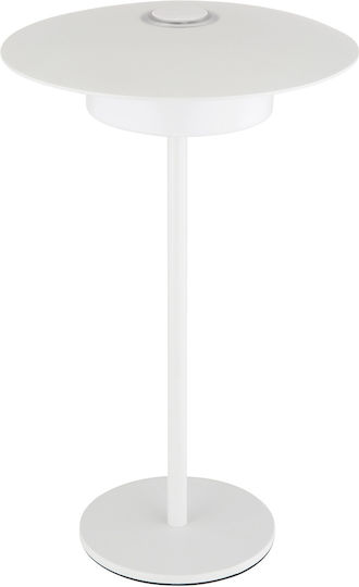 Globo Lighting Table Lamp LED with White Shade and Base