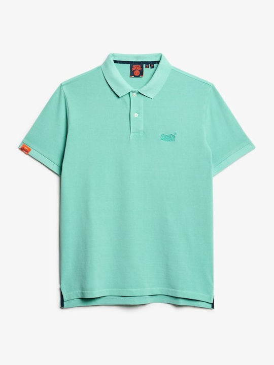 D2 Ovin Vint Polo T-shirt Spearmint Light Green M1110439A-2MD