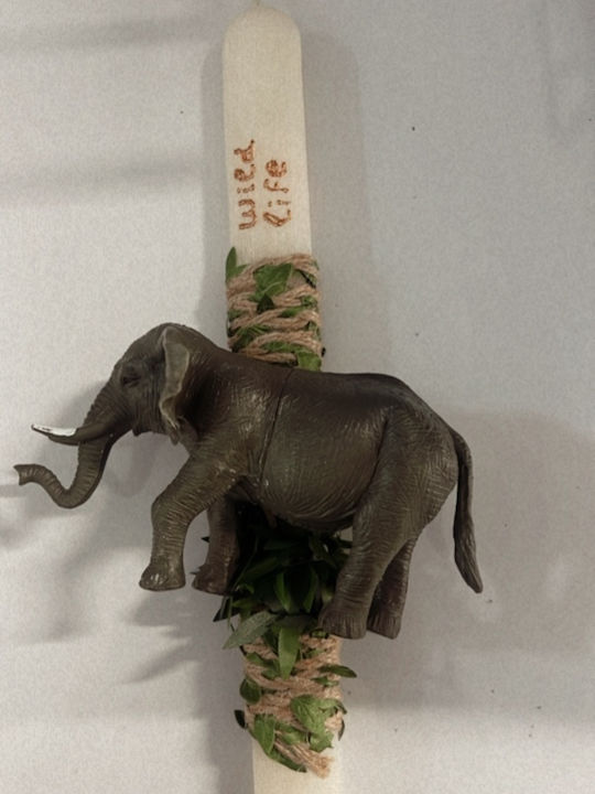 Lumânare Aromatică de Elefant, Lucrată Manual