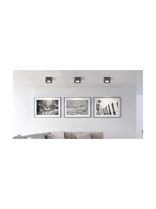 Globo Lighting Единично LED Топло бяло Спот в Сив Цвят
