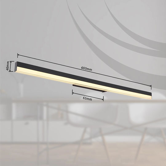 Globo Lighting Φωτιστικό Τοίχου Μαύρο