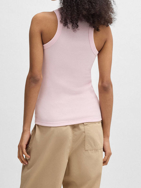 Women's Blouse Cotton Sleeveless Light Pink
