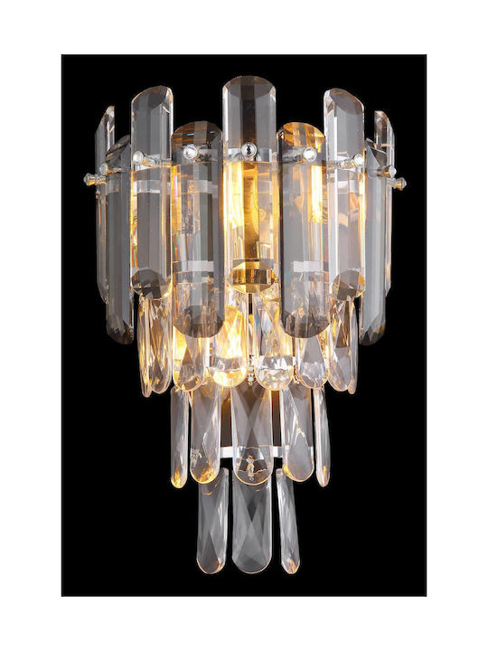 Globo Lighting Φωτιστικό Τοίχου Διάφανο Globo Lighting Φωτιστικό Τοίχου Διάφανο