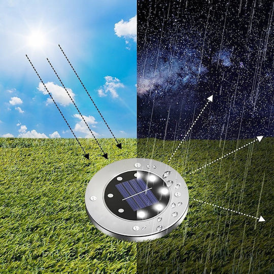 Vilde Set of 12 Stake Solar Lights with Motion Sensor and Photocell IP44