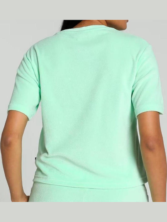 PUMA Women's Blouses Turquoise T-shirt