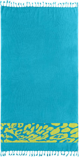 Guy Laroche Pestemal Βαμβακερή Τιρκουάζ 170x90εκ.