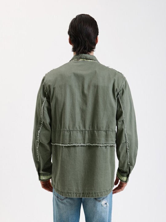 Long Sleeve Overshirt Olive