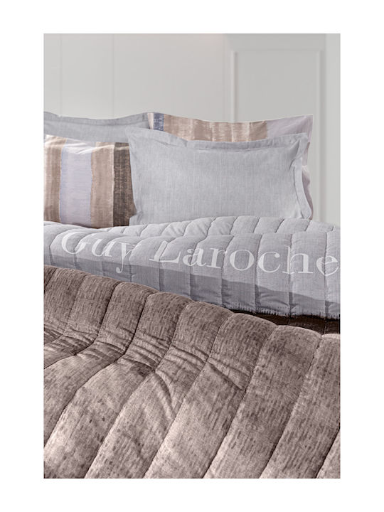 Guy Laroche Santiago Σετ Κουβερλί Υπέρδιπλο Stone 220x240cm