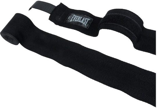 Everlast 305 Cm Black Breathable Solid Boxing Wraps