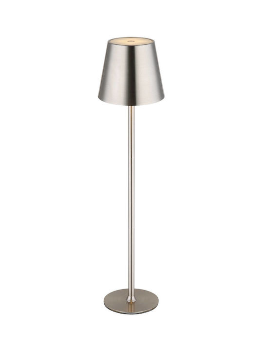Globo Lighting Table Lamp LED with Silver Shade and Base