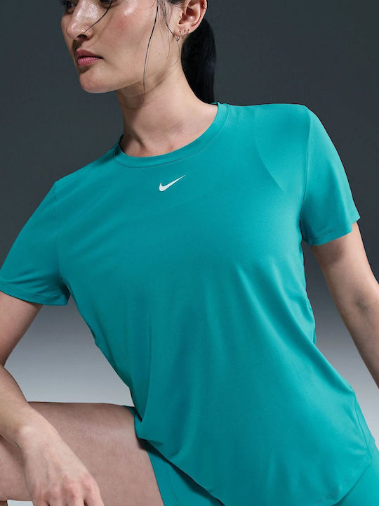 One Classic Damen Sport Kurzärmeliges Top Dri-Fit Dusty Cactus Weiß