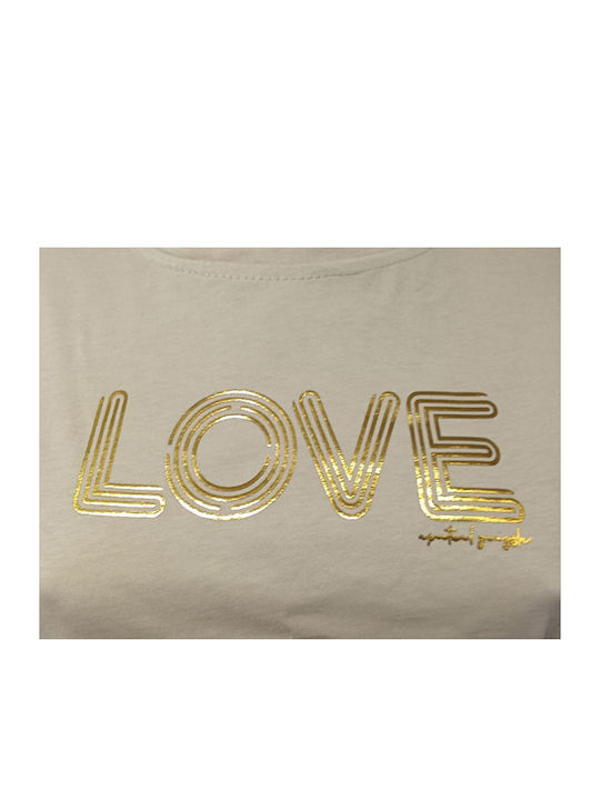 Women's T-shirt Beige