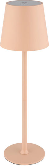 Globo Lighting Μεταλλικό Πορτατίφ LED με Πορτοκαλί Καπέλο και Βάση