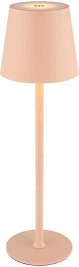 Globo Lighting Μεταλλικό Πορτατίφ LED με Πορτοκαλί Καπέλο και Βάση
