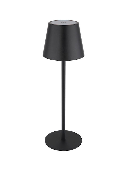 Globo Lighting Table Lamp LED with Black Shade and Base