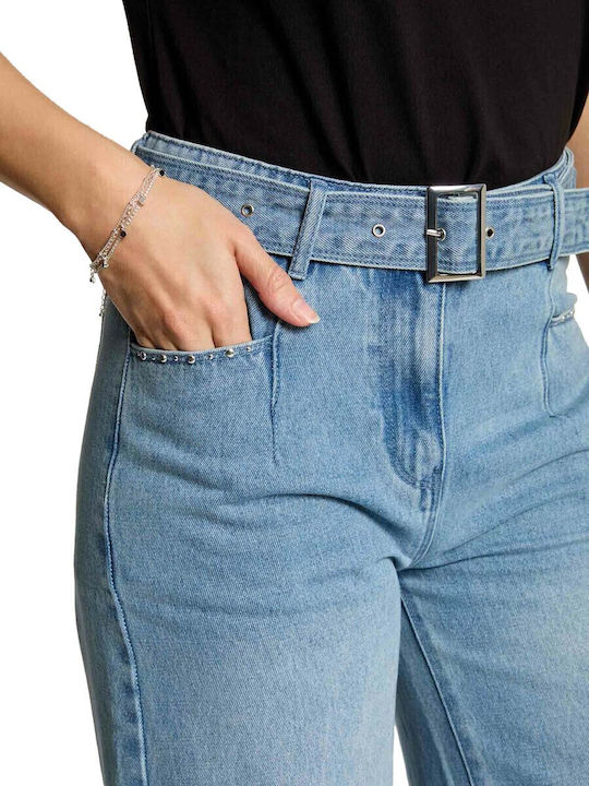 High Waist Women's Jean Trousers