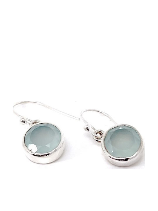 Enotia Earrings made of Silver with Stones
