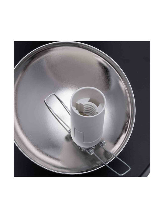 Eko Light Plafonieră de Tavan Neagră cu Soclu E14